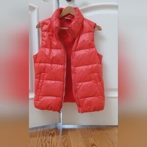 Red Nike Puffer Vest